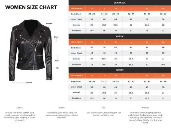 women size chart