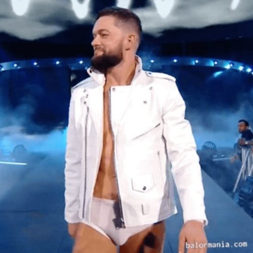 WWE Finn Balor White Leather Jacket