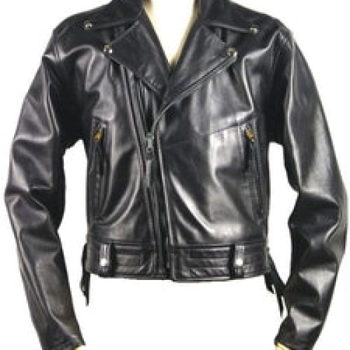 Men’s Black Leather Jacket