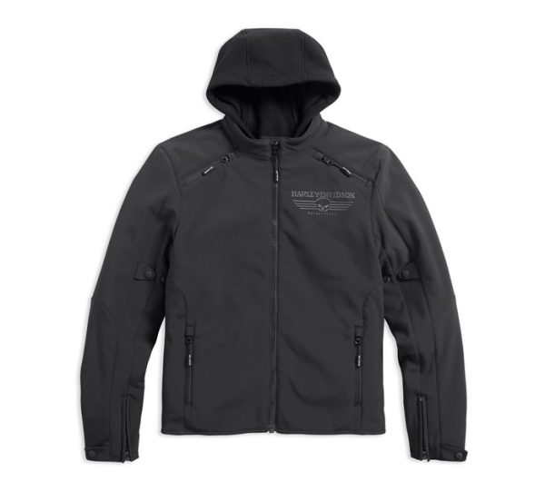 Reflective Skull Water Resistant 3 in 1 Soft Shell Riding Jacket