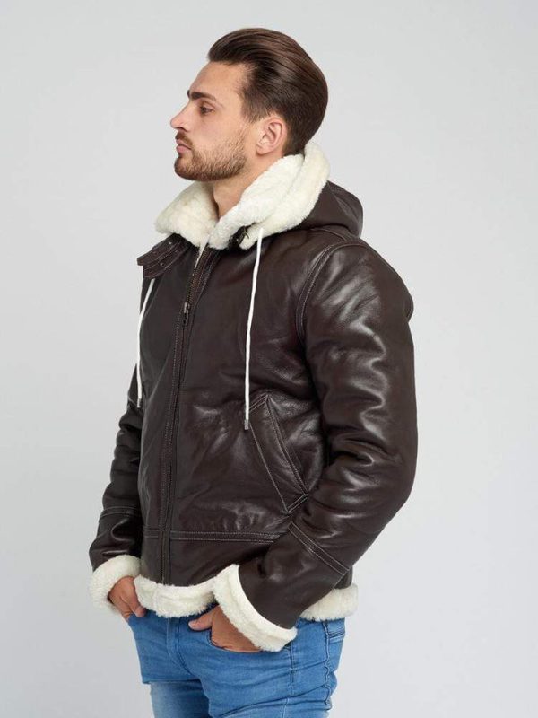 Fur Collar Leather Jacket