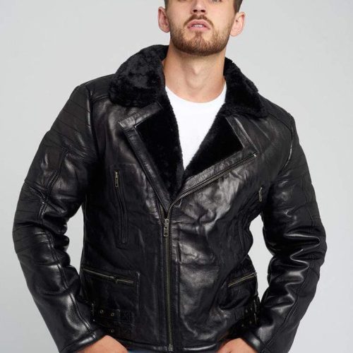 MEN’S SHEARLING LEATHER JACKET